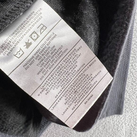 Zusa Brand Sweatshirt Men's Small Gray Pullover Eco Friendly Hoodie Textured - Picture 10 of 12